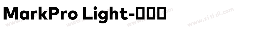 MarkPro Light字体转换